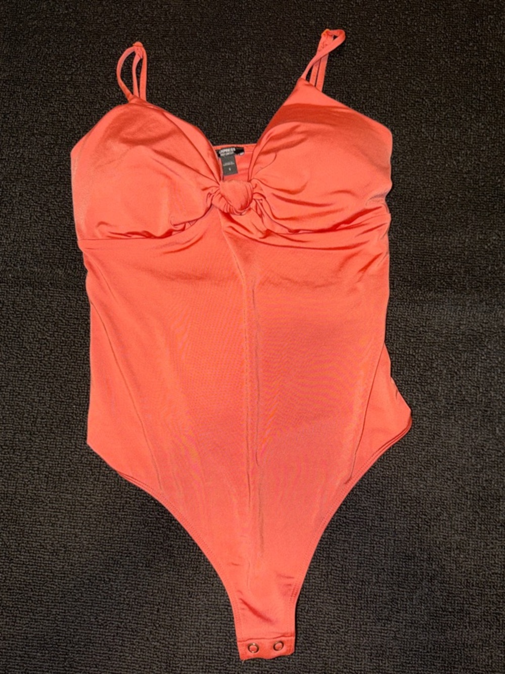 Express Coral Knot Front Bodysuit